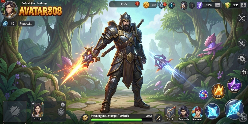 Tampilan gameplay strategis dalam AVATAR808 yang menarik.